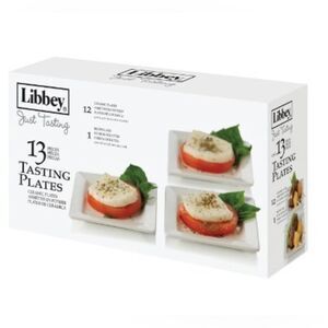 COPY - Libbey Mini Ceramic Tasting Plates 12 pieces NWT